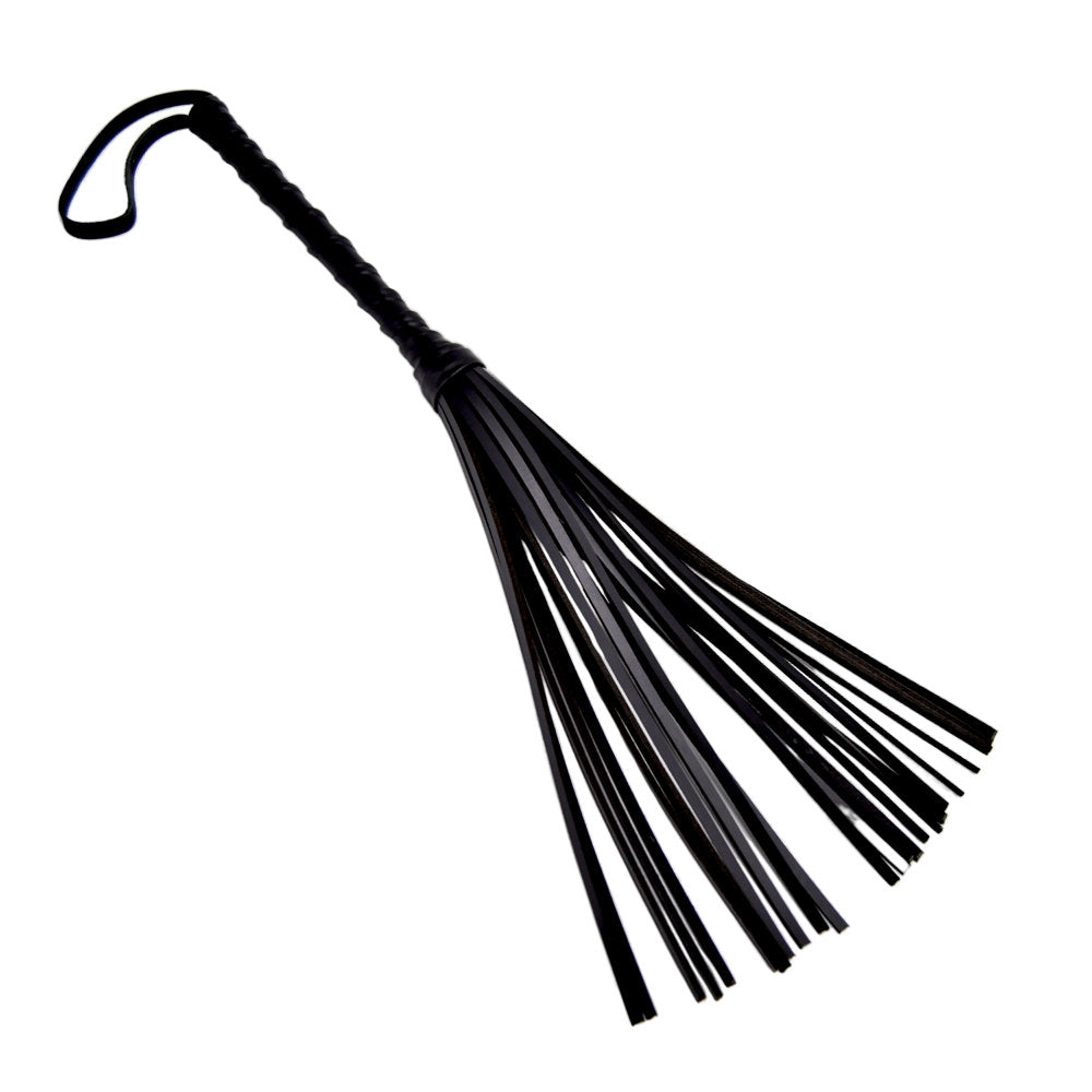 BOUND Leather Flogger – High-Quality Durable Leather Flogger With Wrist Wrap and Thick Falls Default Title > Bondage Gear > Whips & Floggers