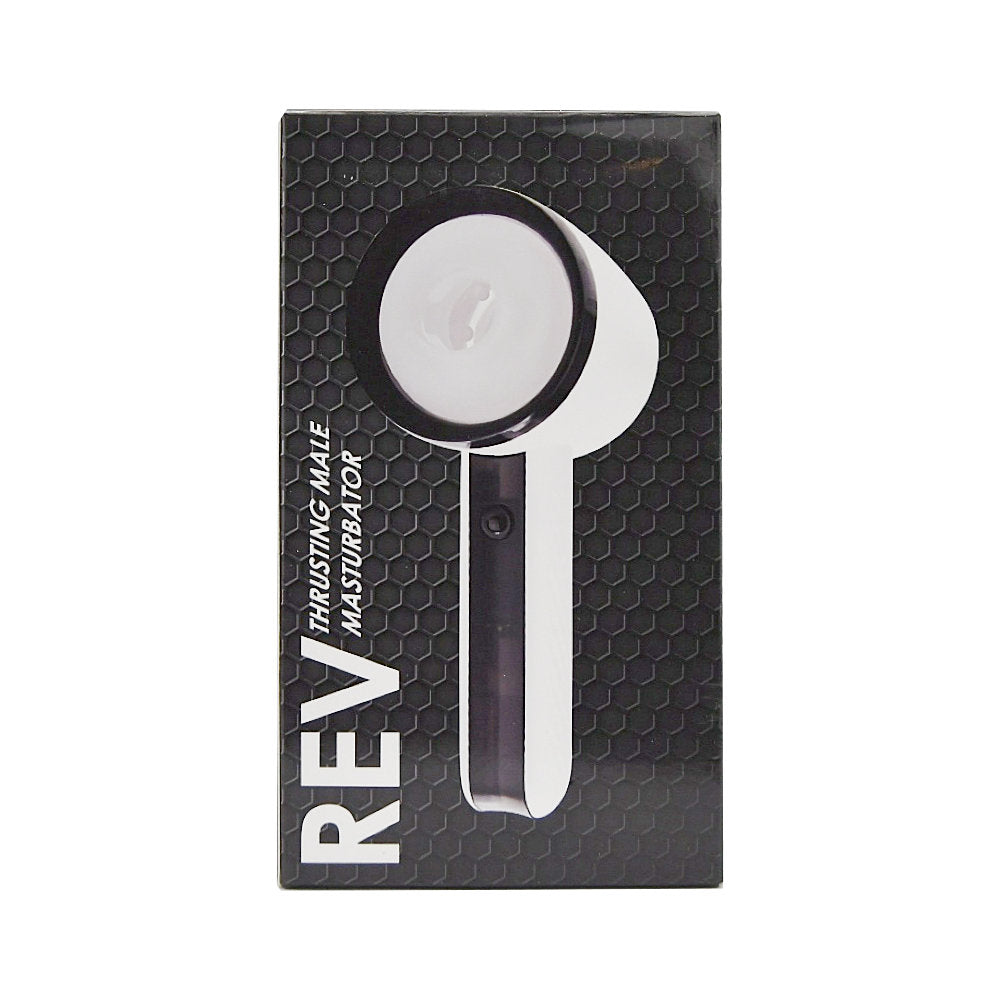 Rev Thrusting Male Masturbator – USB Rechargeable Handheld Male Masturbator with Three Speeds Strokers - Vibrating