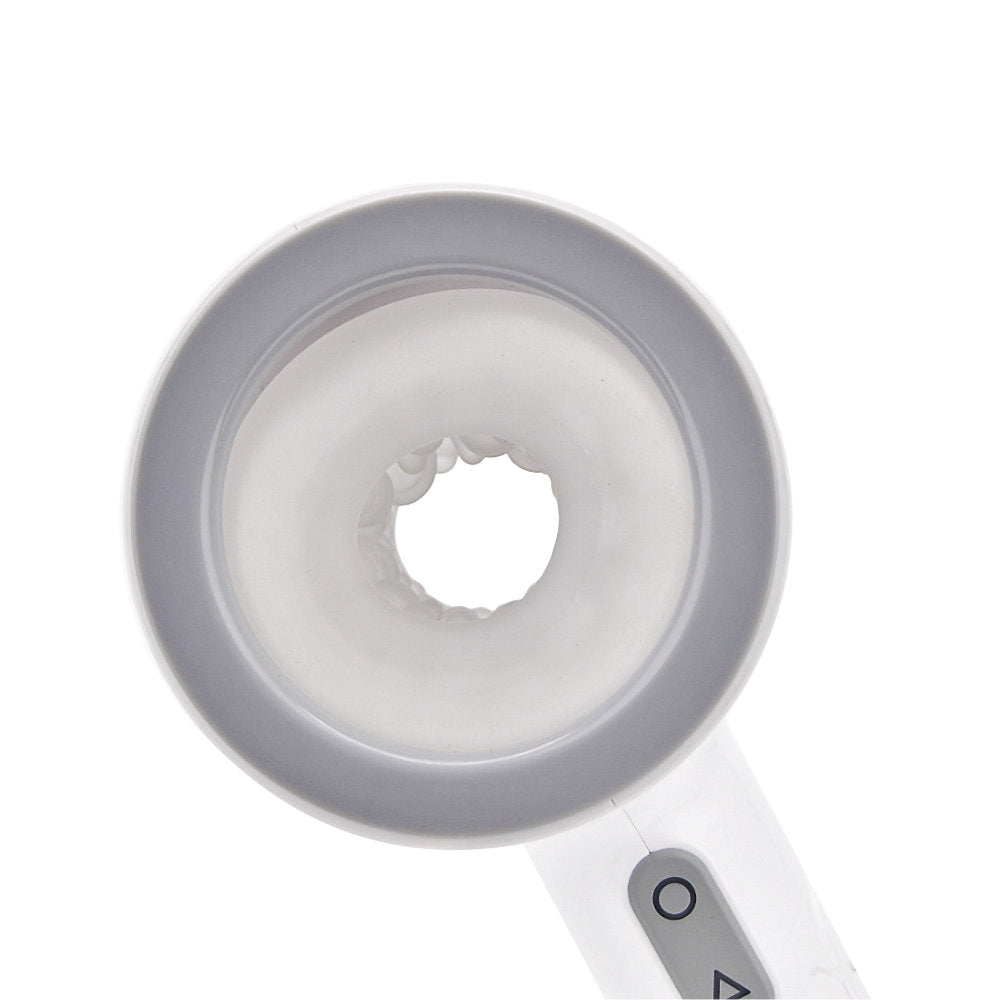 REV Thrusting and Vibrating Male Masturbator – USB Rechargeable, 8 Inch Length Male Masturbator Strokers - Vibrating