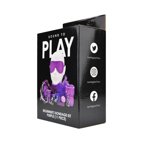 Bound to Play Bondage Kit (Purple) – 11 Piece Bondage Accessory Set > Bondage Gear > Bondage Kits