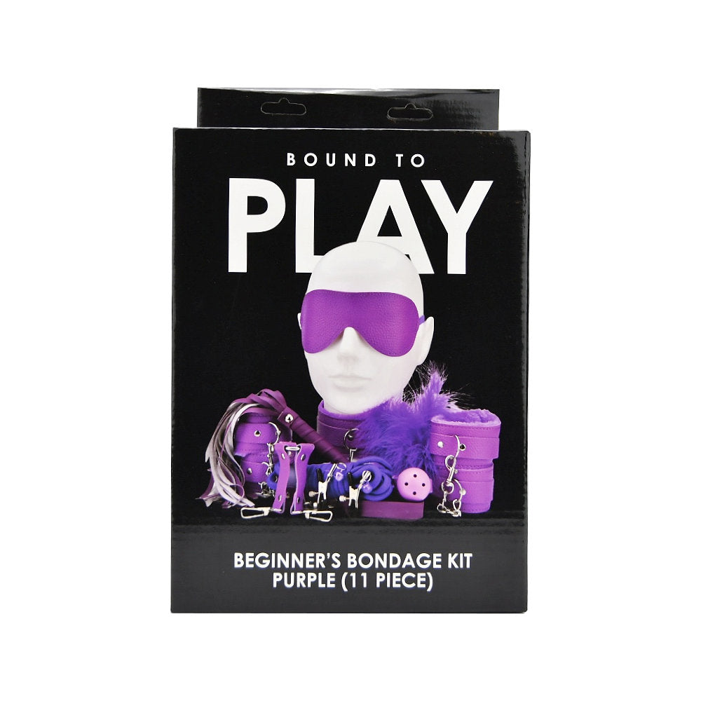 Bound to Play Bondage Kit (Purple) – 11 Piece Bondage Accessory Set > Bondage Gear > Bondage Kits