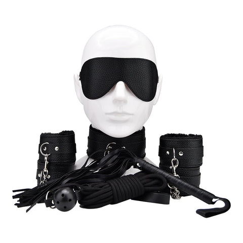 Bound to Play Beginner's Bondage Kit (Black) – 8 Piece Bondage Set Default Title > Bondage Gear > Bondage Kits