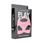 Bound to Play Kitty Cat Face Mask (Pink) – Adjustable PU Leather Mask > Bondage Gear > Masks