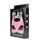 Bound to Play Kitty Cat Face Mask (Pink) – Adjustable PU Leather Mask > Bondage Gear > Masks