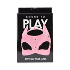 Bound to Play Kitty Cat Face Mask (Pink) – Adjustable PU Leather Mask > Bondage Gear > Masks