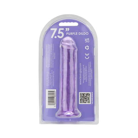 Loving Joy 7.5 Inch Suction Cup Dildo (Purple) – Realistic 7.75 Inch Length 1.5 Inch Diameter Dildo DONGS