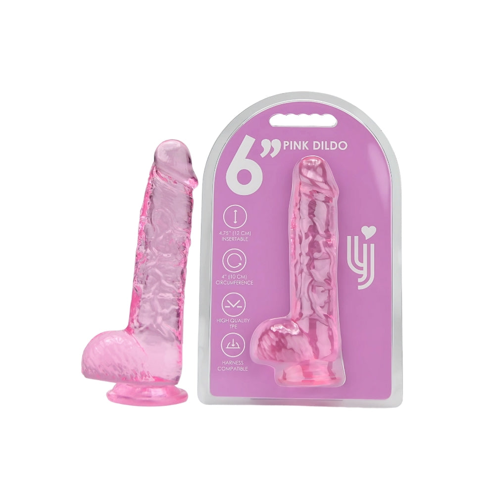 Loving Joy 6.5 Inch Realistic Dildo with Balls – Suction Cup Dildo > Dildos > Realistic Dildos
