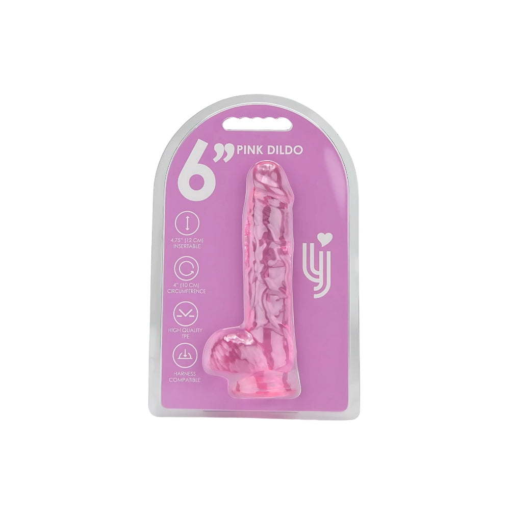Loving Joy 6.5 Inch Realistic Dildo with Balls – Suction Cup Dildo > Dildos > Realistic Dildos