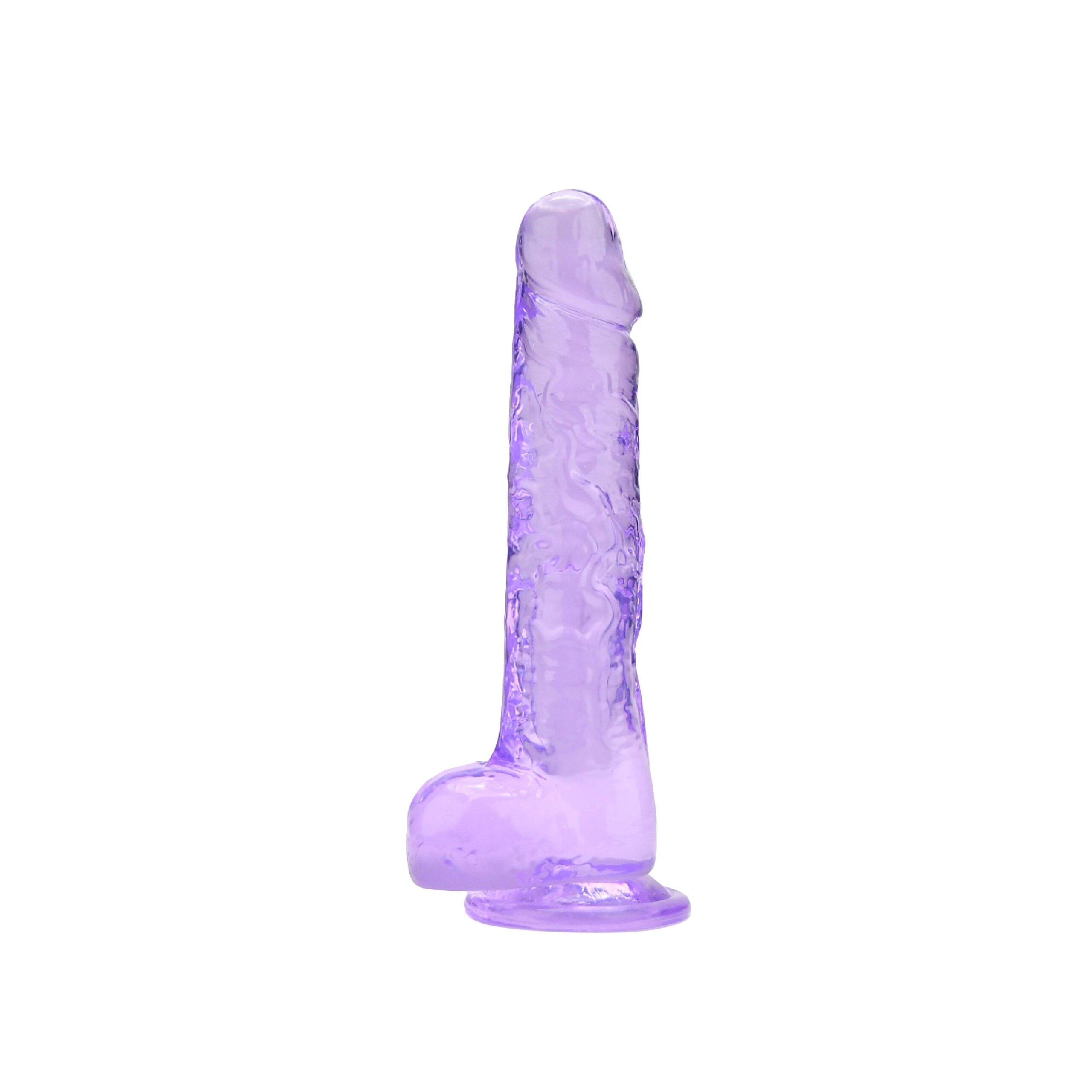 Loving Joy 8.5 Inch Purple Dildo with Balls – Realistic Suction Cup Dildo 8.5 Inch Length 1.5 Inch Diameter Default Title DONGS