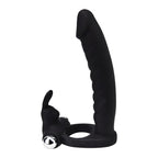 Loving Joy Double Fun Vibrating Rabbit Double Penetration Strap-On Default Title > Dildos > Strapless Strap Ons