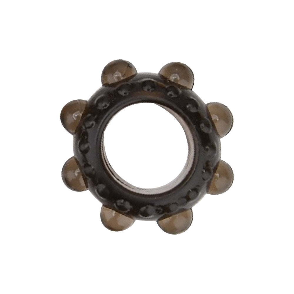 Loving Joy Textured Cock Ring Set – Stretch TPE Cock Rings Pack of 6 COCK RINGS