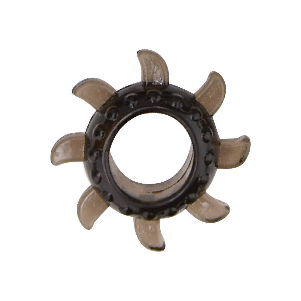 Loving Joy Textured Cock Ring Set – Stretch TPE Cock Rings Pack of 6 COCK RINGS