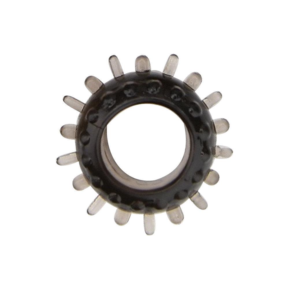 Loving Joy Textured Cock Ring Set – Stretch TPE Cock Rings Pack of 6 COCK RINGS