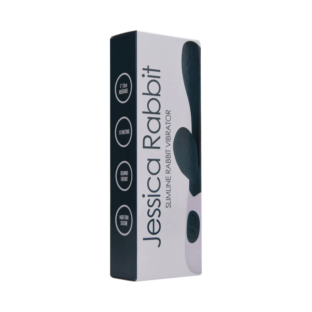 Jessica Rabbit Slimline 7.5 Inch Silicone Rabbit Vibrator with 10 Functions > Vibrators > Ladies > Rabbit