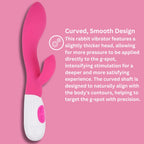 Jessica Rabbit G-Spot Rabbit Vibrator – 7.75 Inch Silicone Vibrator > Vibrators > Ladies > Rabbit