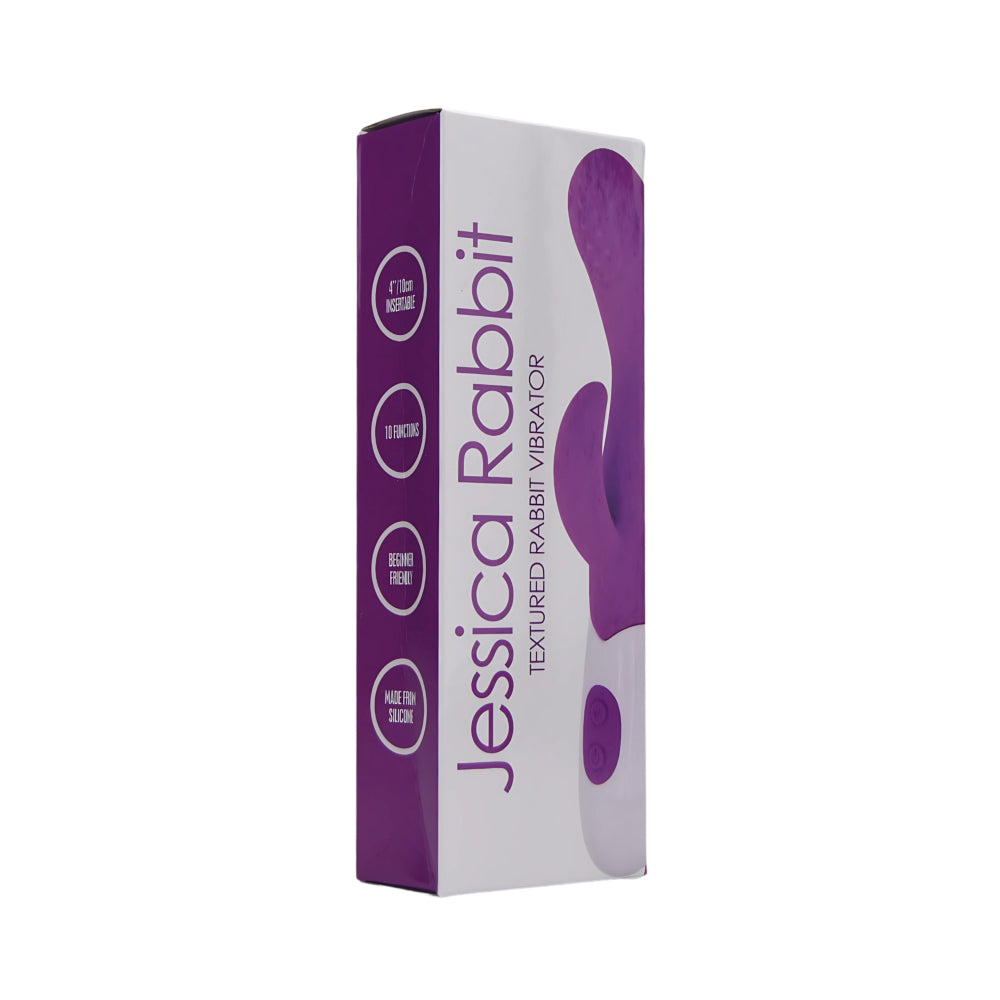 Jessica Rabbit Textured Rabbit Vibrator – Slimline Design Silicone Rabbit Vibrator VIBRATORS-RABBIT