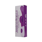 Jessica Rabbit Textured Vibrator – Silicone, 10 Functions, Curved Shaft > Vibrators > Ladies > Rabbit