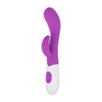Jessica Rabbit Textured Vibrator – Silicone, 10 Functions, Curved Shaft Default Title > Vibrators > Ladies > Rabbit