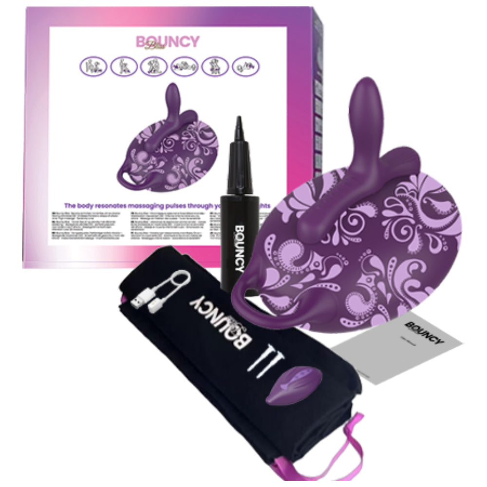 Bouncy Bliss Classic (Black) – Rechargeable Remote-Controlled Hands-Free Sit-On Vibrator > Vibrators > Vibrating Pads
