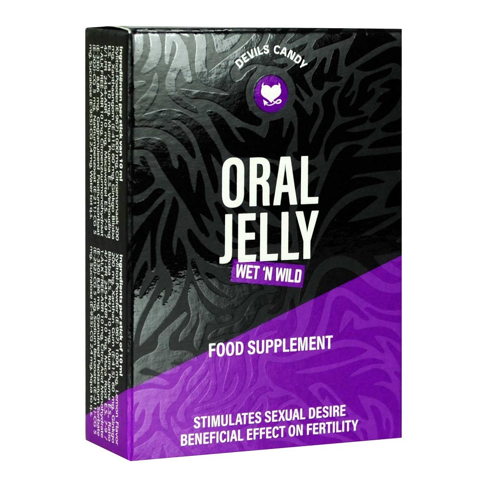 Devils Candy Oral Erection Jelly (Lemon Flavor) 5 Pack – Oral Jelly Aphrodisiacs