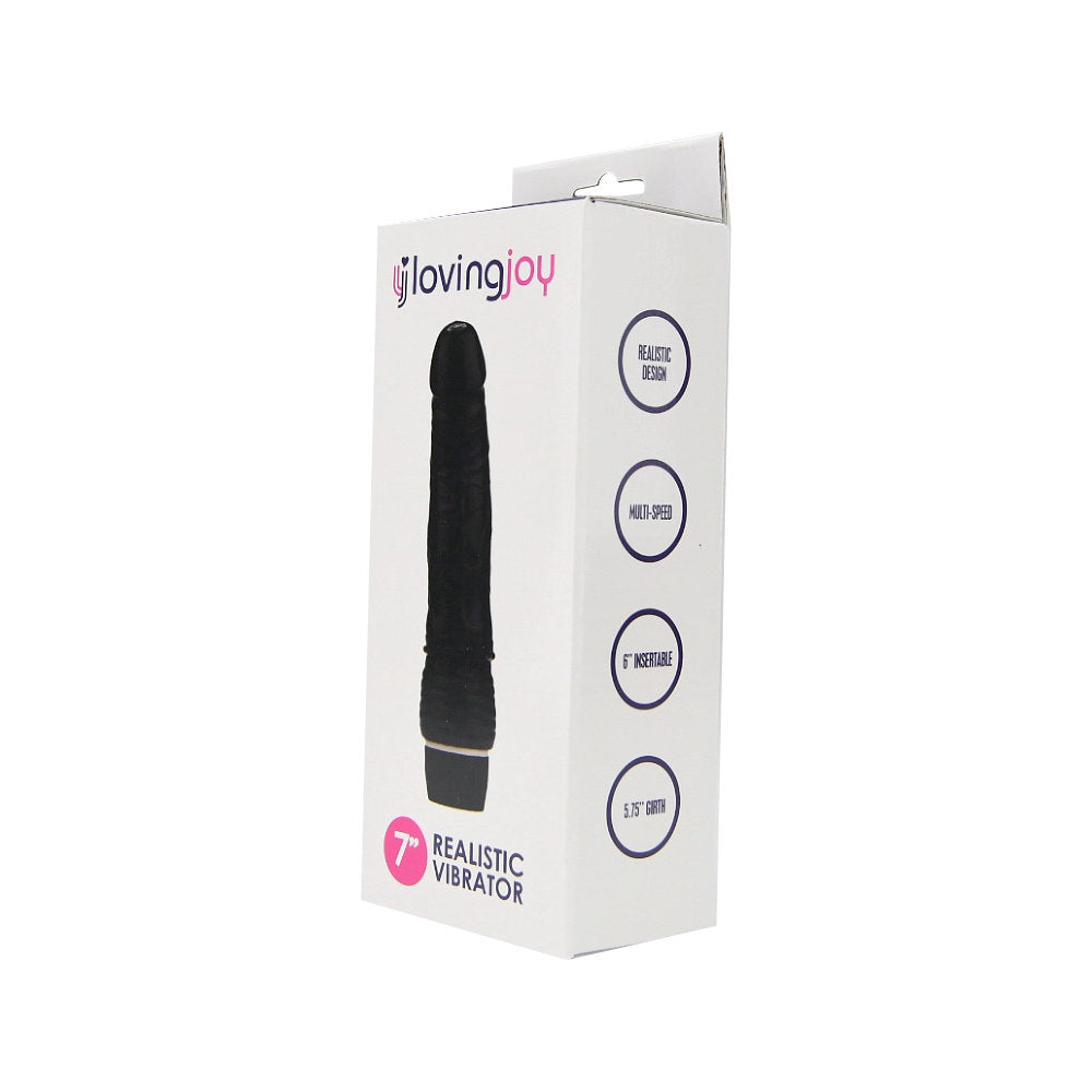 Loving Joy 7 Inch Realistic Vibrator – Waterproof Multi-Speed Vibrator > Vibrators > Realistic Vibrators