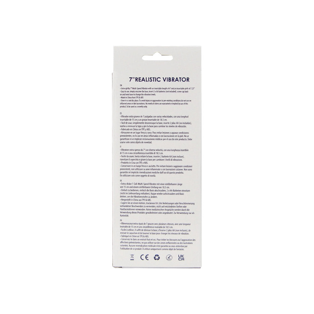 Loving Joy 7 Inch Realistic Vibrator – Waterproof Multi-Speed Vibrator > Vibrators > Realistic Vibrators