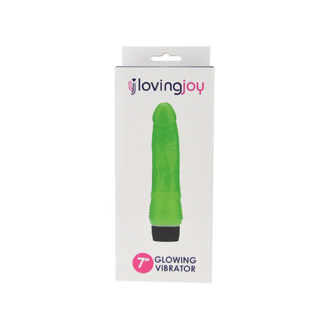 Loving Joy 7 Inch Realistic Vibrator – Glow in the Dark Waterproof Vibrator > Vibrators > Standard Vibrators