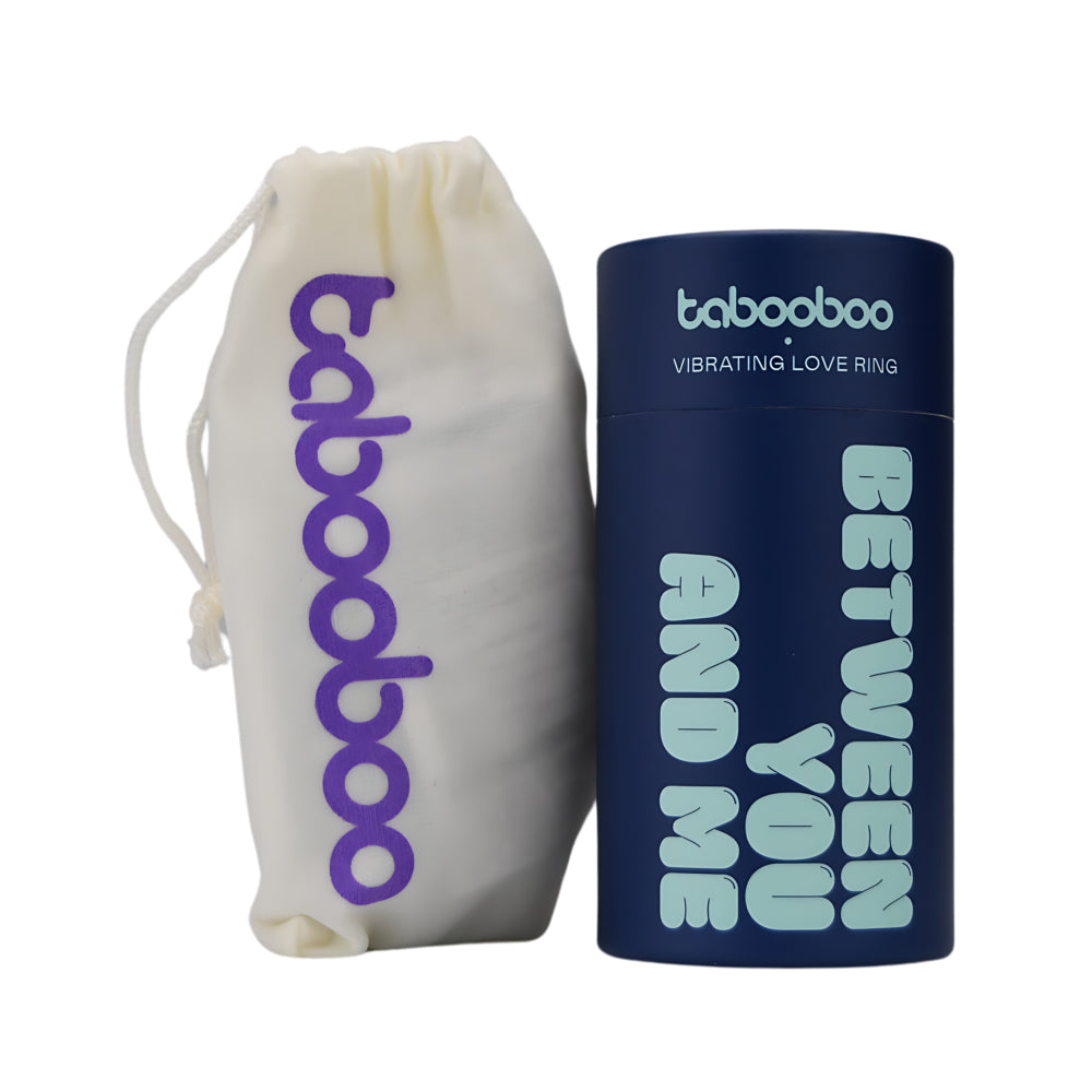 Tabooboo Between You and Me (Waterproof) Vibrating Love Ring with Textured Clitoral Stimulator > Sex Toys > Couples Toys