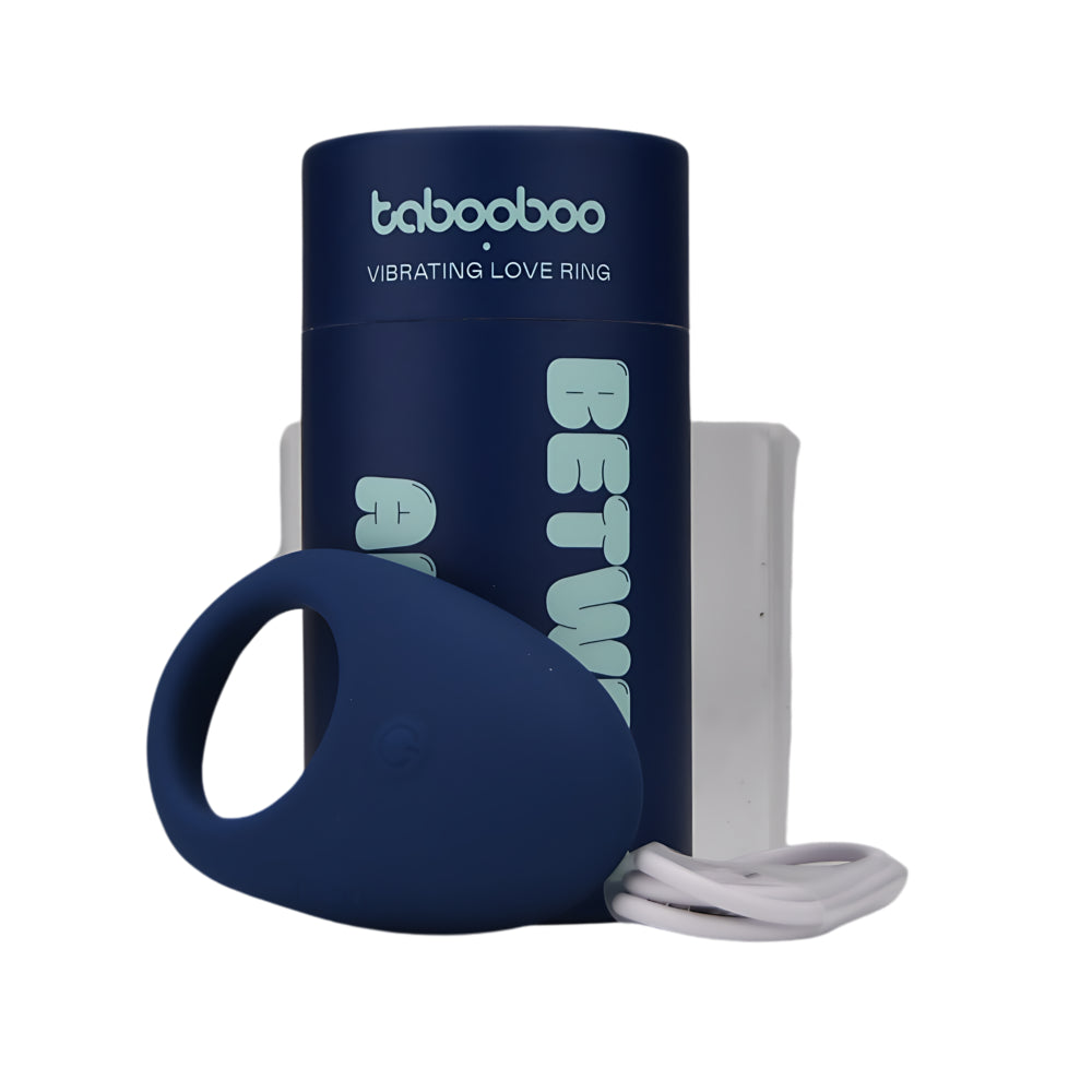 Tabooboo Between You and Me (Waterproof) Vibrating Love Ring with Textured Clitoral Stimulator > Sex Toys > Couples Toys