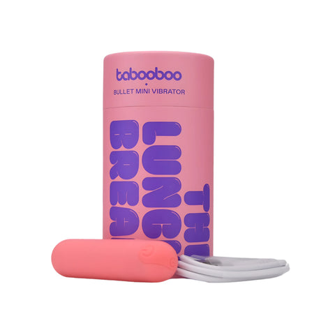 Tabooboo The Lunch Break (Black) – Waterproof USB Rechargeable Mini Bullet Vibrator 3 Inches BULLETS