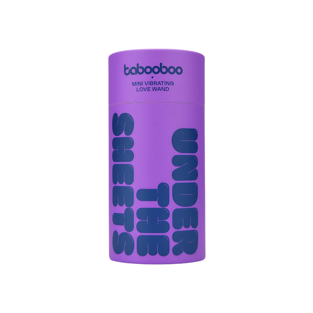 Tabooboo Under the Sheets (Waterproof USB Rechargeable) Mini Wand Vibrator – Small and Discreet Wand Vibrator VIBRATORS