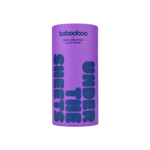 Tabooboo Under the Sheets (Waterproof USB Rechargeable) Mini Wand Vibrator – Small and Discreet Wand Vibrator VIBRATORS