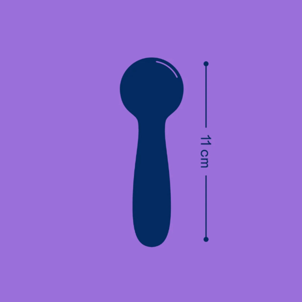 Tabooboo Under the Sheets (Waterproof USB Rechargeable) Mini Wand Vibrator – Small and Discreet Wand Vibrator > Sex Toys > Mini Massagers