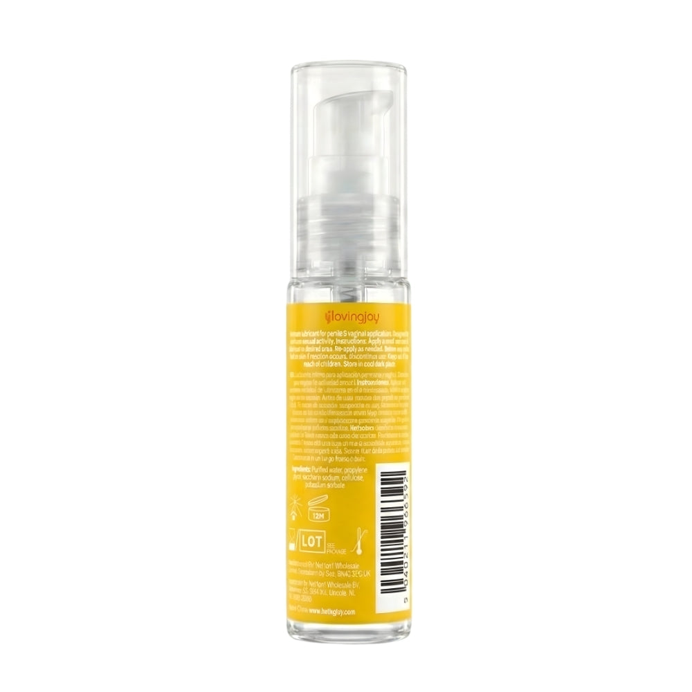 Loving Joy Mango Flavoured Sugar Free Waterbased Lubricant 30ml > Lube > Flavoured