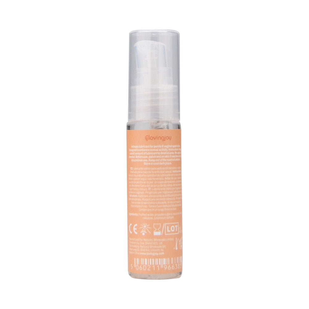 Loving Joy Peach Flavored Lubricant 30ml Travel Size – Water-Based Lubricant > Lube > Flavoured