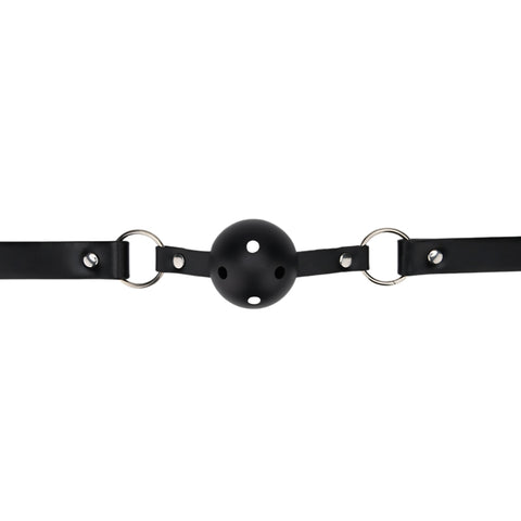 Bound to Play Breathable Ball Gag (Black) – Adjustable Breathable Ball Gag Default Title Gags