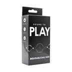 Bound to Play Breathable Ball Gag (Black) – Adjustable Breathable Ball Gag > Bondage Gear > Gags and Bits