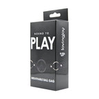 Bound to Play Breathable Ball Gag (Black) – Adjustable Breathable Ball Gag > Bondage Gear > Gags and Bits