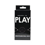 Bound to Play Breathable Ball Gag (Black) – Adjustable Breathable Ball Gag > Bondage Gear > Gags and Bits