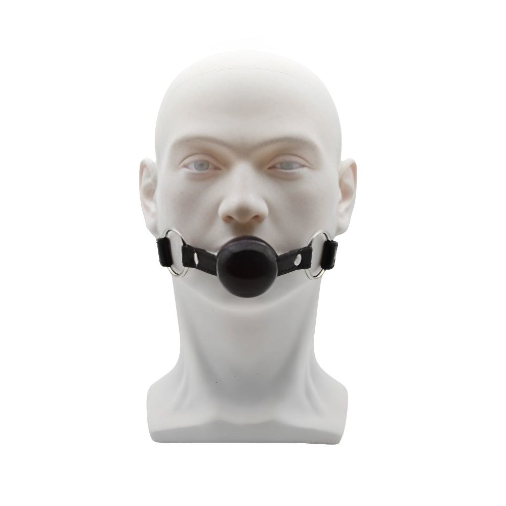 Bound to Play Silicone Ball Gag – Durable Silicone With Faux Leather Straps Bondage Accessory Gags