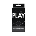 Bound to Play Silicone Ball Gag – Durable Silicone With Faux Leather Straps Bondage Accessory > Bondage Gear > Gags and Bits