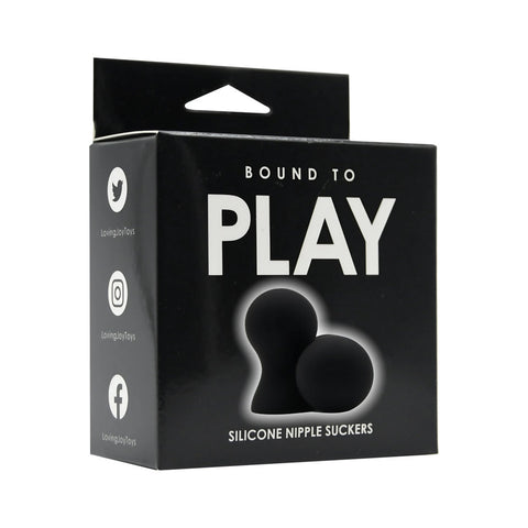 Bound To Play Silicone Nipple Suckers – Body-Safe Hypoallergenic Silicone Nipple Stimulators Nipple Suckers