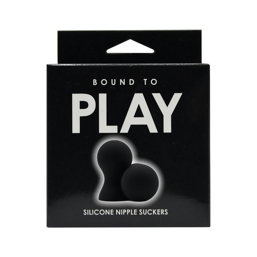 Bound To Play Silicone Nipple Suckers – Body-Safe Hypoallergenic Silicone Nipple Stimulators Nipple Suckers