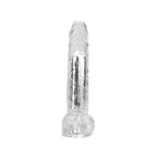 Loving Joy 7 Inch Vibrating Dildo (Transparent) – Remote-Controlled Dildo 7.5 Inch Length 1.4 Inch Diameter > Vibrators > Realistic Vibrators