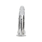 Loving Joy 7 Inch Vibrating Dildo (Transparent) – Remote-Controlled Dildo 7.5 Inch Length 1.4 Inch Diameter > Vibrators > Realistic Vibrators