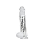 Loving Joy 7 Inch Vibrating Dildo (Transparent) – Remote-Controlled Dildo 7.5 Inch Length 1.4 Inch Diameter > Vibrators > Realistic Vibrators