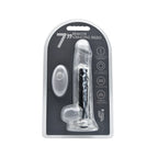 Loving Joy 7 Inch Vibrating Dildo (Transparent) – Remote-Controlled Dildo 7.5 Inch Length 1.4 Inch Diameter > Vibrators > Realistic Vibrators
