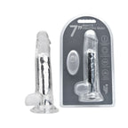 Loving Joy 7 Inch Vibrating Dildo (Transparent) – Remote-Controlled Dildo 7.5 Inch Length 1.4 Inch Diameter Default Title > Vibrators > Realistic Vibrators