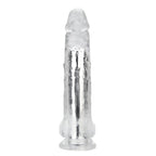 Loving Joy 9.5 Inch Remote Controlled Transparent Realistic Dildo With Suction Cup Base – Vibrating Dildo > Vibrators > Realistic Vibrators