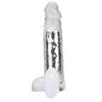 Loving Joy 9.5 Inch Remote Controlled Transparent Realistic Dildo With Suction Cup Base – Vibrating Dildo > Vibrators > Realistic Vibrators